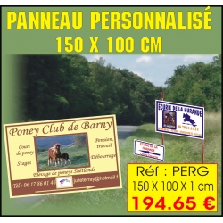 Panneau PVC personnalisé (150 x 100 x 1 cm)